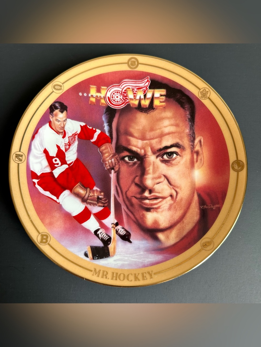 Legends of Hockey’s Golden Era 1994 Collector Plate by Rob MacDougall